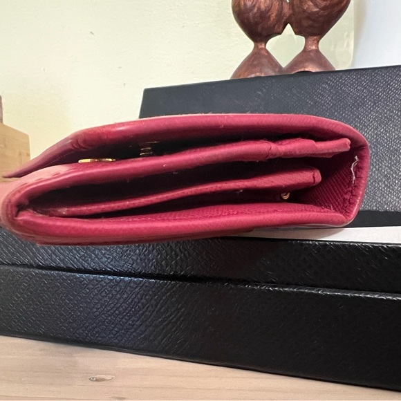 Prada Saffiano Leather Continental Wallet - Picture 10 of 15